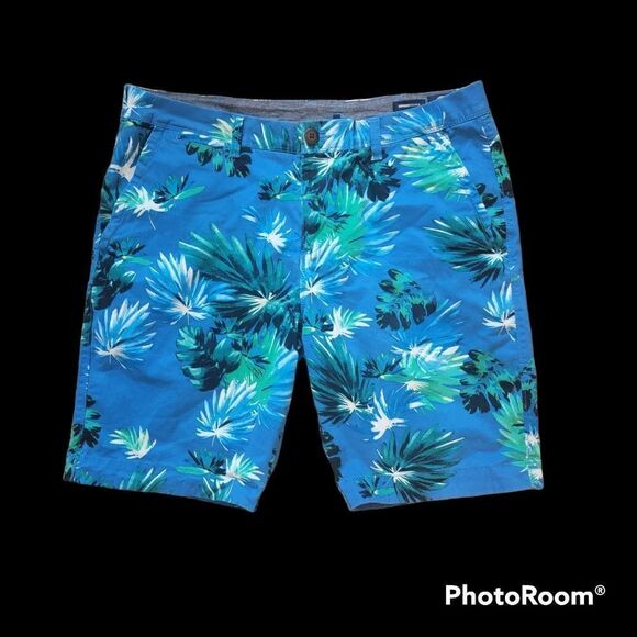 Superdry Men's "My Wave" Hawaiian Print Shorts. Size 36. - Picture 2 of 11
